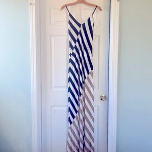 Bailey44 Striped Spaghetti Straps Maxi Dress